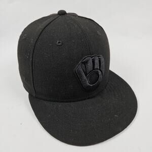 New Era 59Fifty Milwaukee Brewers Fitted Cap, Size 7